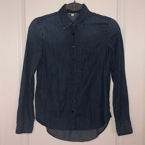 Denim button up shirt